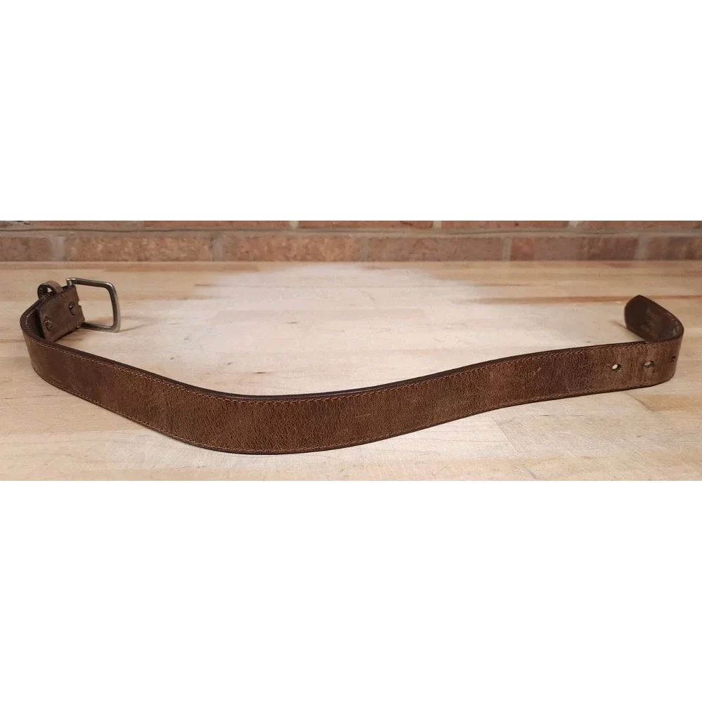 Ariat Boys Youth Belt Size 24 Brown Leather American‎ Flag Western